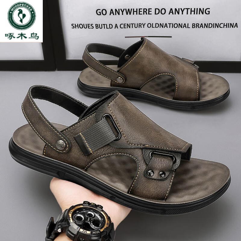 ���ڲ�������ľ��2025�ļ��¿���ʿ��Ь��ƤţƤ��׷���ɳ̲Ь������������Ь�ӳ� 0138 ��ɫ 41