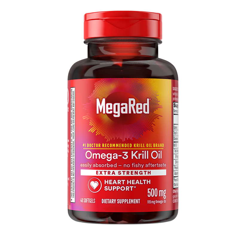 MegaRed�����ϼ���Ϻ�������������omega-3�ճ���Ѫ�ܸߴ���500mg40�� 134Ԫ