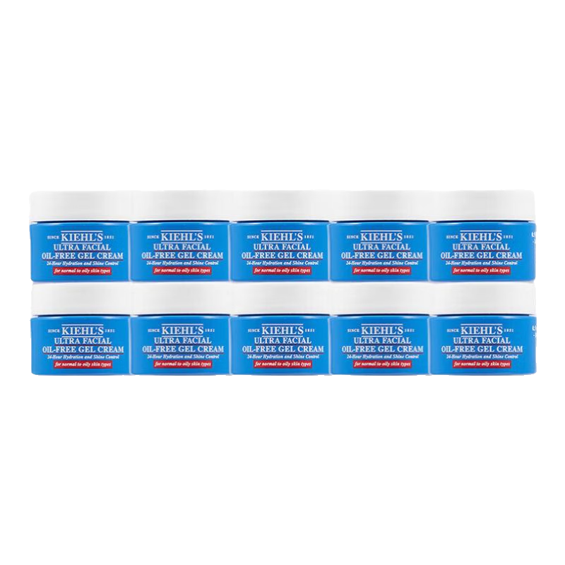 科顏氏（Kiehl's）高保濕果凍面霜清爽版油皮補水乳控油男士禮物 高保濕霜清爽版14ml*10