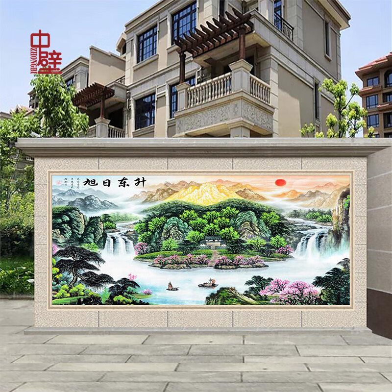 ũ��ͥԺӭ��ǽ��ש�۱������ɽˮ���¿�Ӱ�ڷ�ˮǽ��ˮ���ƶ��� ��ʽ�� ����ߴ綨�� ����ϵ�ͷ�