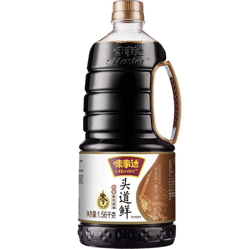 味事達 頭道鮮系列 生抽醬油【0添加特級醬油】1.56kg點(diǎn)蘸涼拌