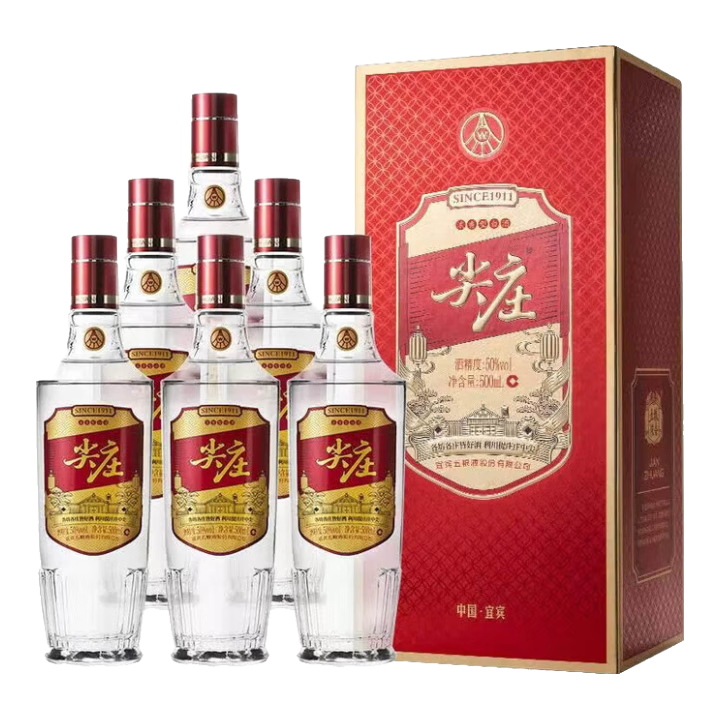 ����Һ ��ׯ���� 50�� Ũ���Ͱ׾� 500ml*6ƿ 169Ԫ