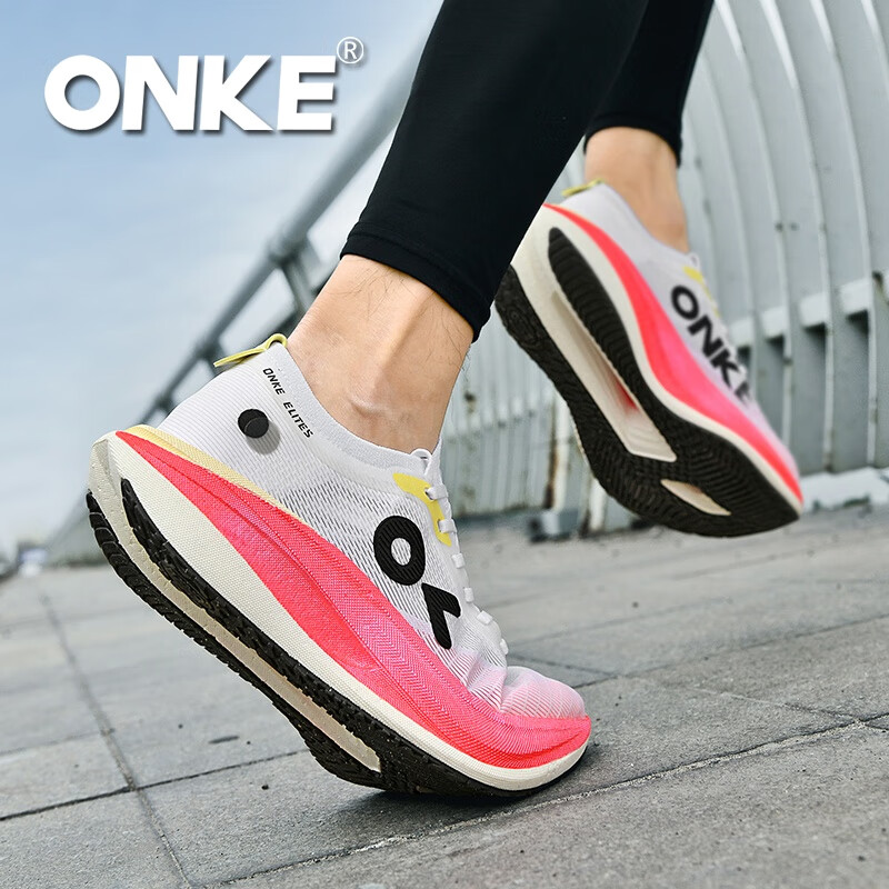 ONKE新款运动鞋女鞋春季透气轻便网面防滑减震健身休闲运动跑步鞋男 朝日 男女款 40