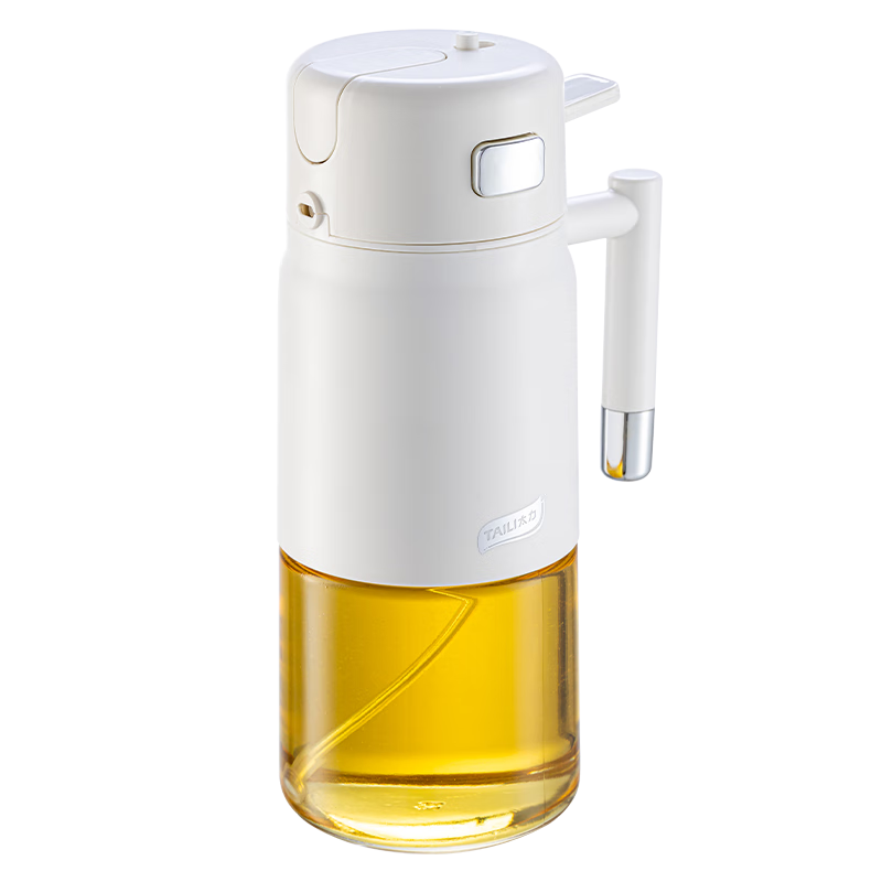 太力油壺噴油壺噴倒一體大容量廚房油瓶霧化重力廚房食品級(jí)油壺700ml