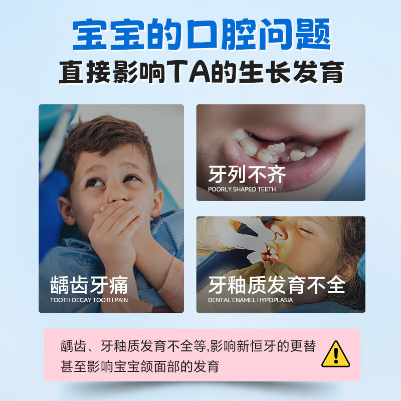 复因医用口腔防蛀凝胶儿童防蛀非牙膏预防龋齿减少菌斑含氟械字 60g*1支