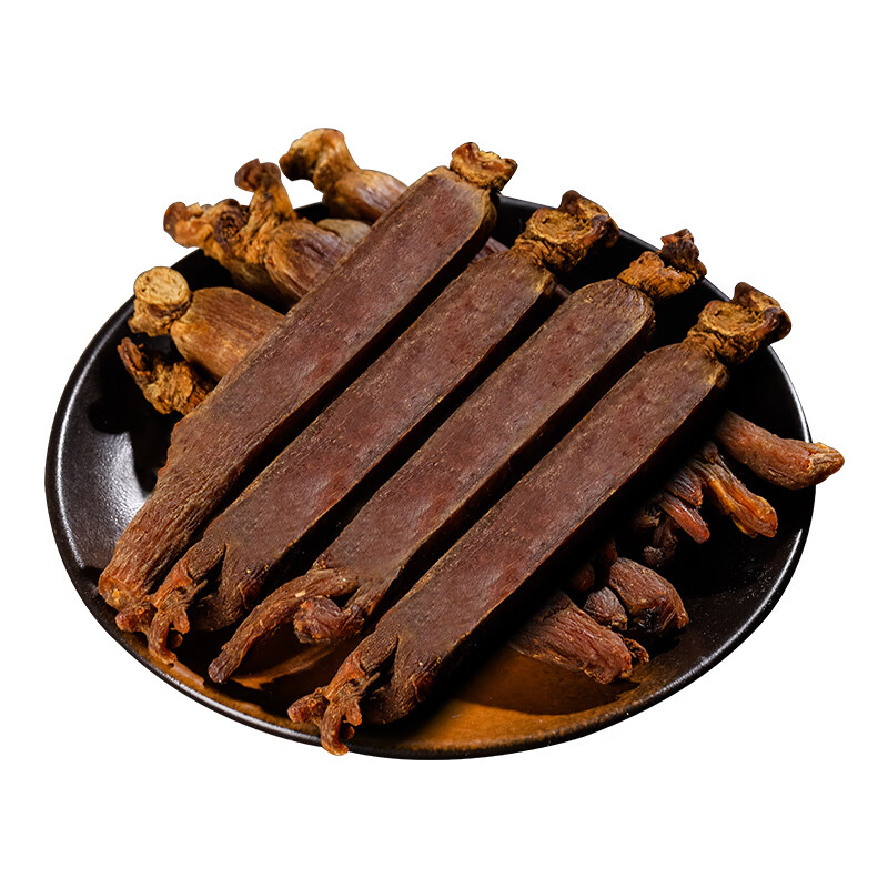 红参高丽参整支干人参无糖片礼盒装别直参 100克7支 - 小礼盒