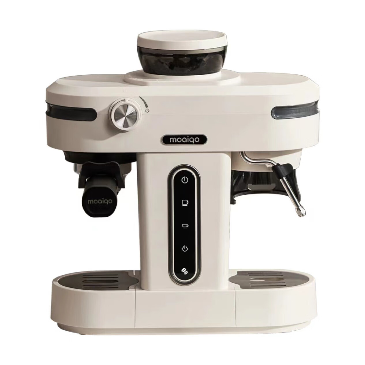 MOAIQO 摩巧摩巧咖啡机K1小天秤半自动意式小型浓缩奶泡美式家用研磨一 K1