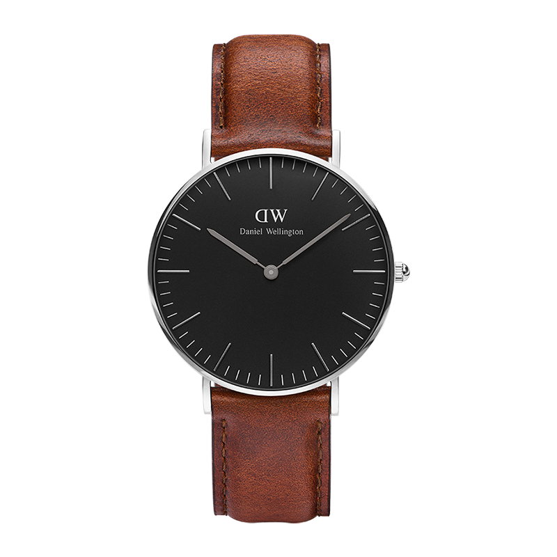 丹尼爾惠靈頓（DanielWellington）DW手表男女情侶表36mm歐美表皮帶石英手表生日禮物DW142