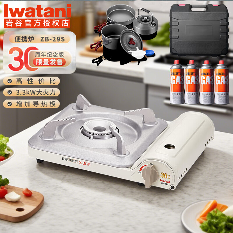 �ҹȣ�Iwatani����ʽ¯��װ��Яʽ����¯�߷�������տ�¶Ӫ���û����װ����¯�� 29S¯+204�׹�+������+��*4