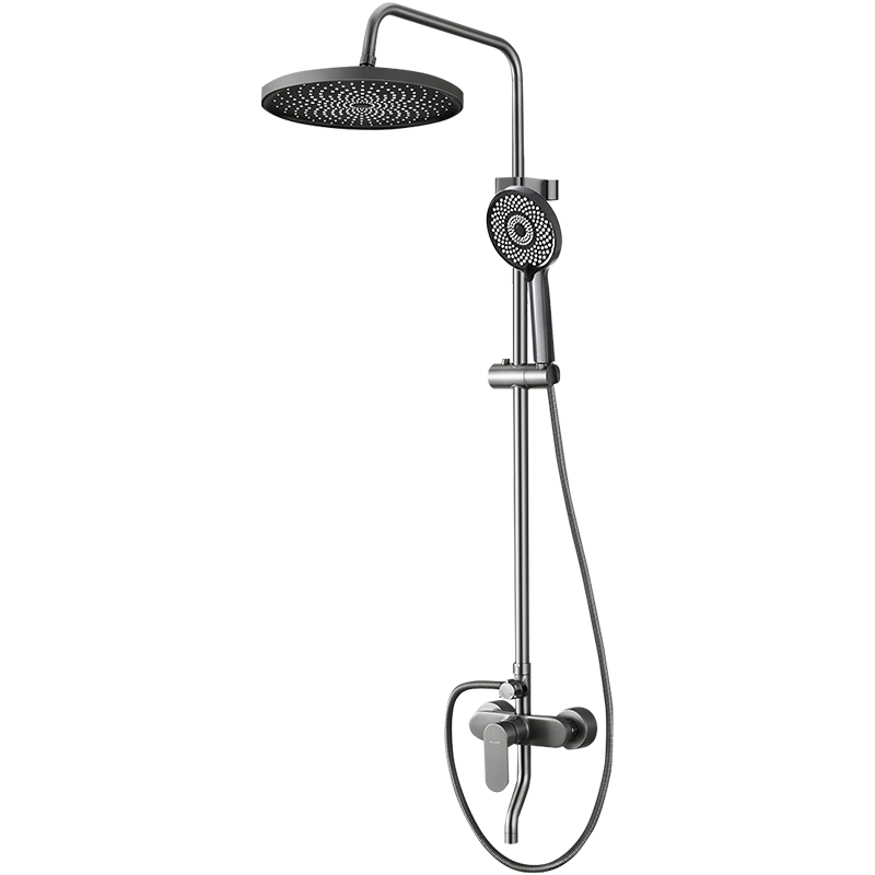 万和（Vanward）淋浴花洒套装精铜主体枪灰增压手持花洒全套喷头浴室淋浴器新款