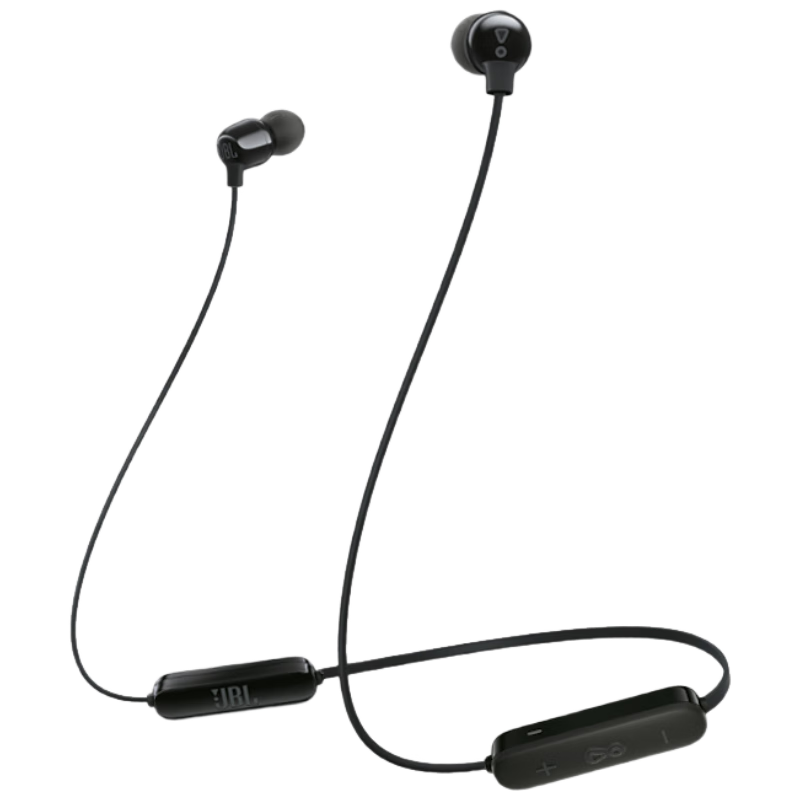 JBL TUNE 135BT蓝牙无线耳机 颈挂式运动耳机 无线立体声耳机 黑色生日新年礼物
