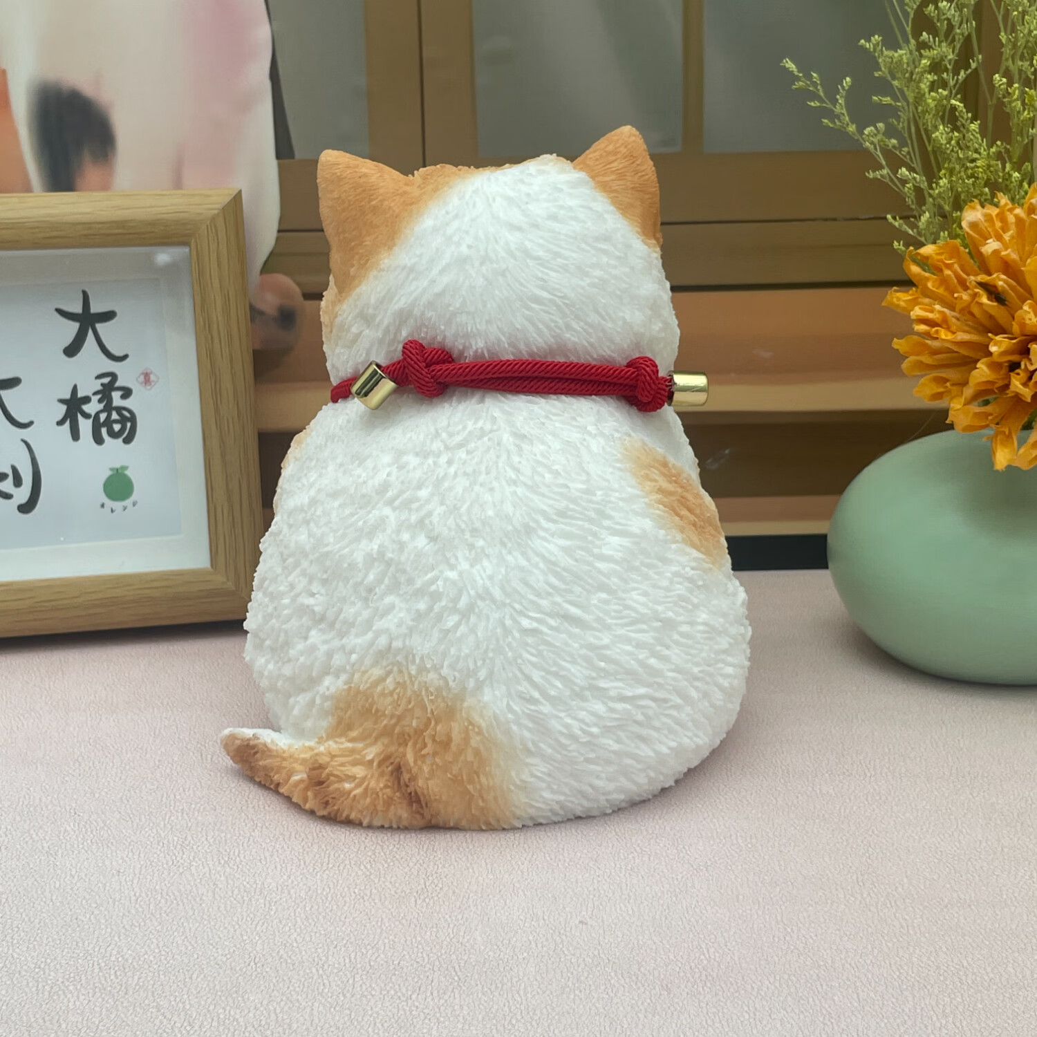 创意仿真小猫玩偶搞怪玩具解压治愈系女生生日礼物摆件猫咪公仔 乖巧小橘猫
