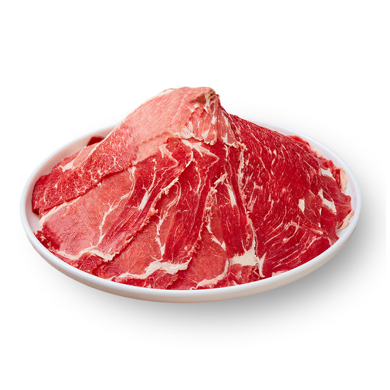 鲜京采国产黄牛 原切肥牛牛肉片3斤 烧烤烤肉 涮肉 火锅食材 源头直发