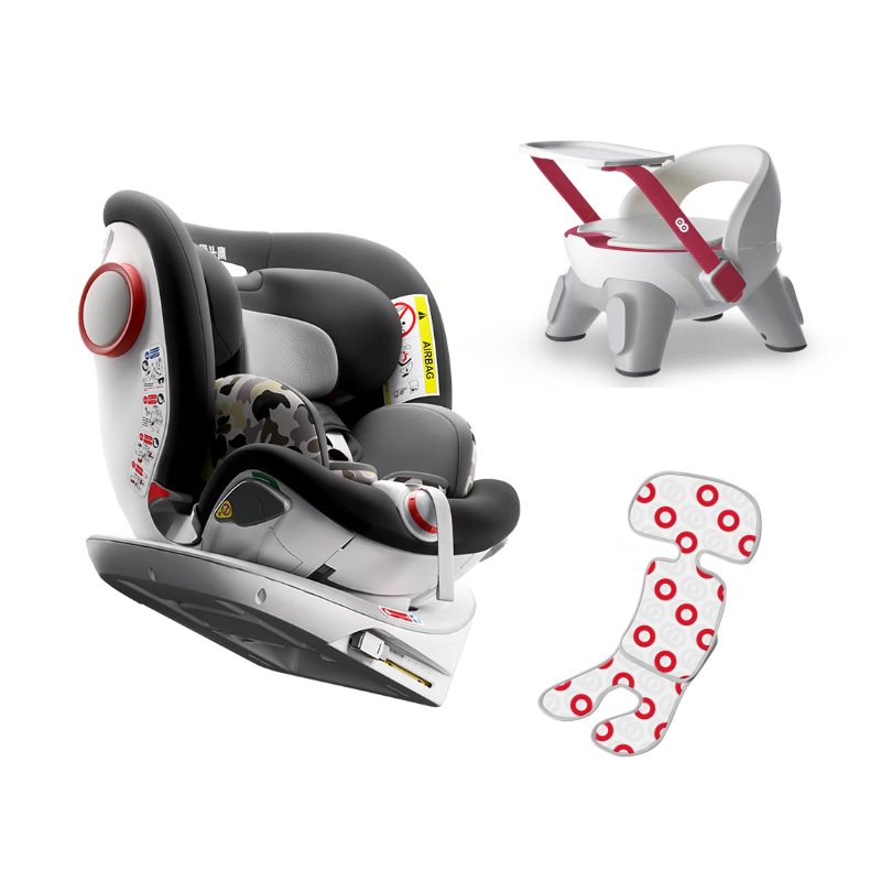 貓頭鷹（SAVILE）新品妙轉系列07歲兒童安全座椅360旋轉雙十一 妙轉銀河