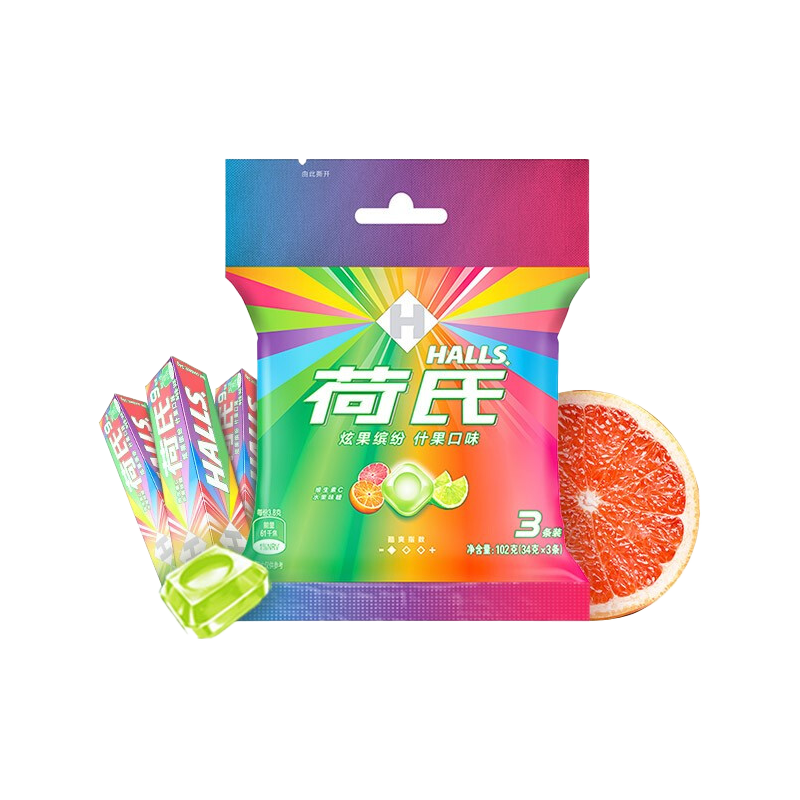 HALLS/  ǹ 102g ʲζ 1 16.56Ԫ3(5.52Ԫ/)