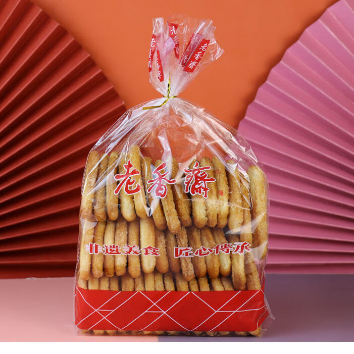 老香齋上海特產(chǎn)糕點零食 老香齋奶香芝士松仁蝴蝶酥 點心食品一店 老香齋袋裝奶香蝴蝶酥450克