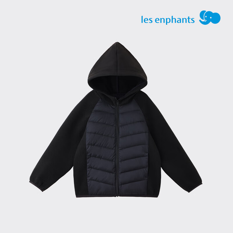 丽婴房儿童羽绒服男女童冬季轻薄连帽外套宝宝保暖上衣2025新款 丁香紫 160 cm