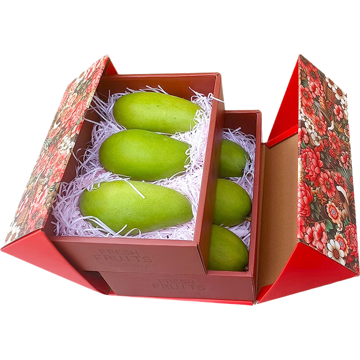 京鲜生云南凯特芒果 净重4.5斤装 单果400g+ 新鲜芒果水果 源头直发