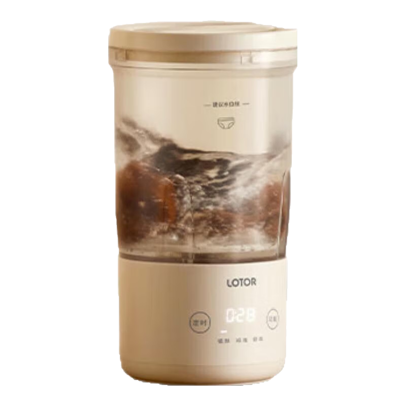 LOTOR徕多衣物清洗机洗衣杯多杯内衣裤洗衣机 家用迷你洗衣机半自动懒人内衣洗衣机小型波轮宿舍2-3人 【内衣裤分洗|免安装|无线便携】一机两杯