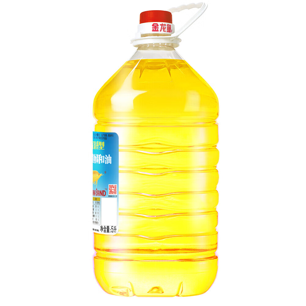 金龙鱼食用油 葵花籽清香型调和油5L （新老包装随机发货） 葵花籽调和油5L
