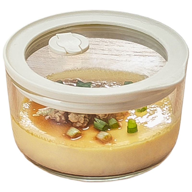 格娜斯微波爐電蒸鍋專(zhuān)用碗玻璃蒸蛋碗帶蓋寶寶蒸雞蛋羹一人食蒸飯菜小碗