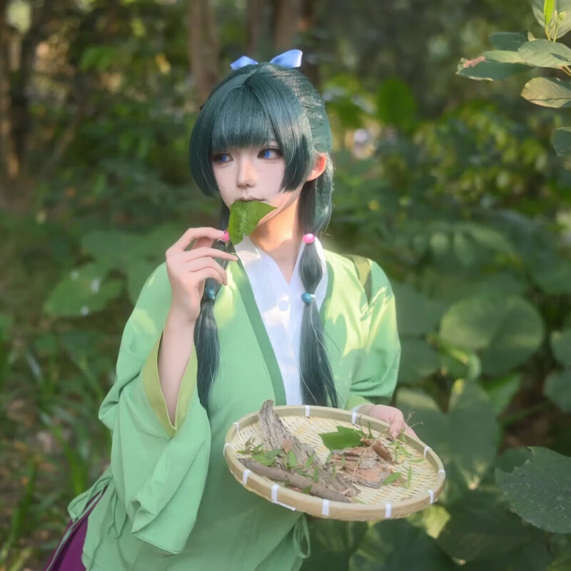 班达熊药屋少女的呢喃cos服猫猫药师少女cosplay动漫角色扮演卡通周边 呢喃猫猫cos服(上衣+裙子) S(90斤左右)