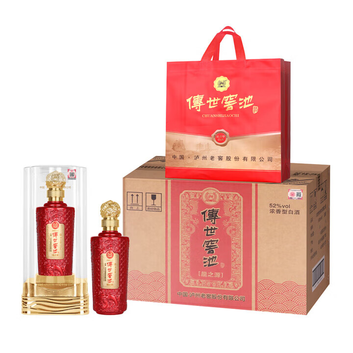 泸州老窖(LUZHOULAOJIAO)【过节送礼】 浓香型白酒 纯粮酿造 52度 500mL 6瓶 整箱装