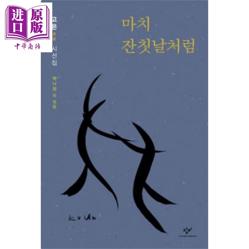高银诗选 春天得以安葬 豆瓣高分 诺贝尔文学奖候选人 韩文原版 韩版 韩语版