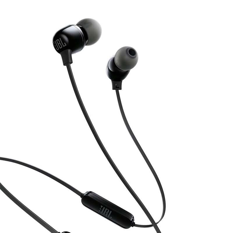 JBL无线蓝牙耳机跑步运动续航防水防尘 黑色