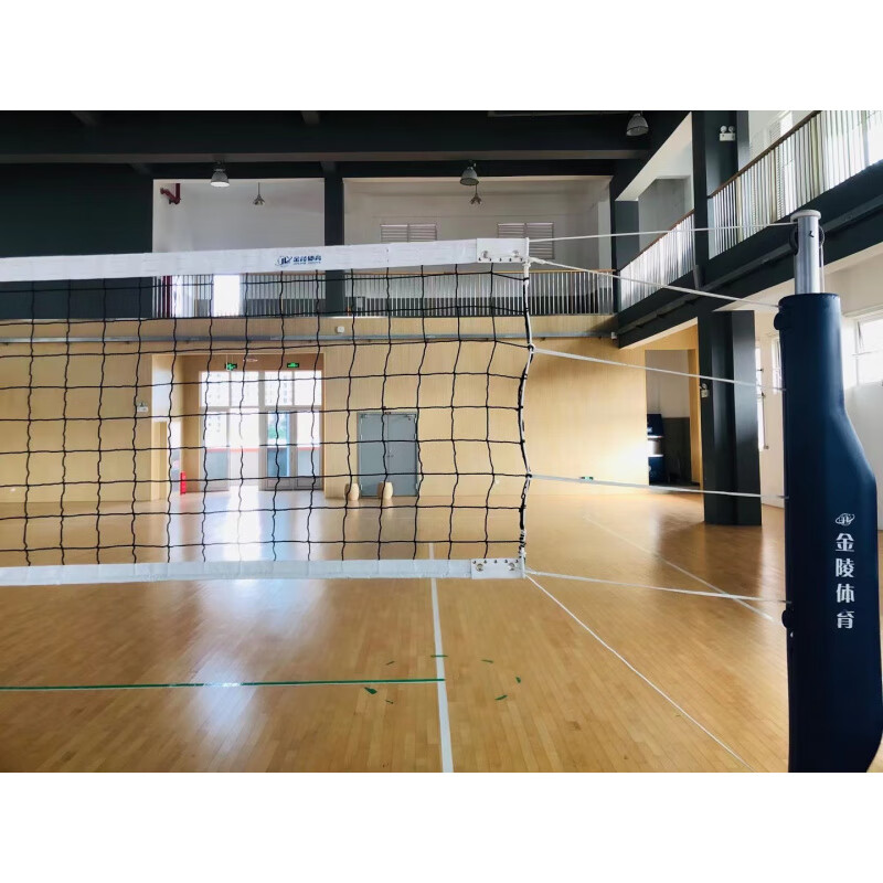 金陵排球柱排球網(wǎng)13118比賽型排球網(wǎng)子型號 金陵PQW-1排球網(wǎng)