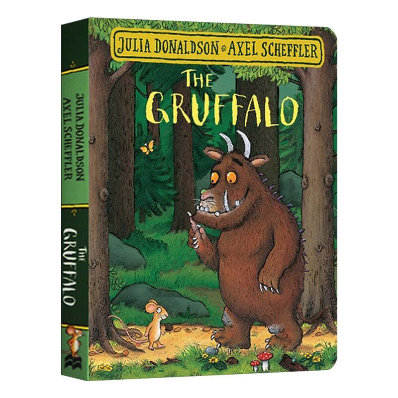 现货 英文原版 咕噜牛绘本 纸板 the gruffalo 朱莉娅唐纳森 julia