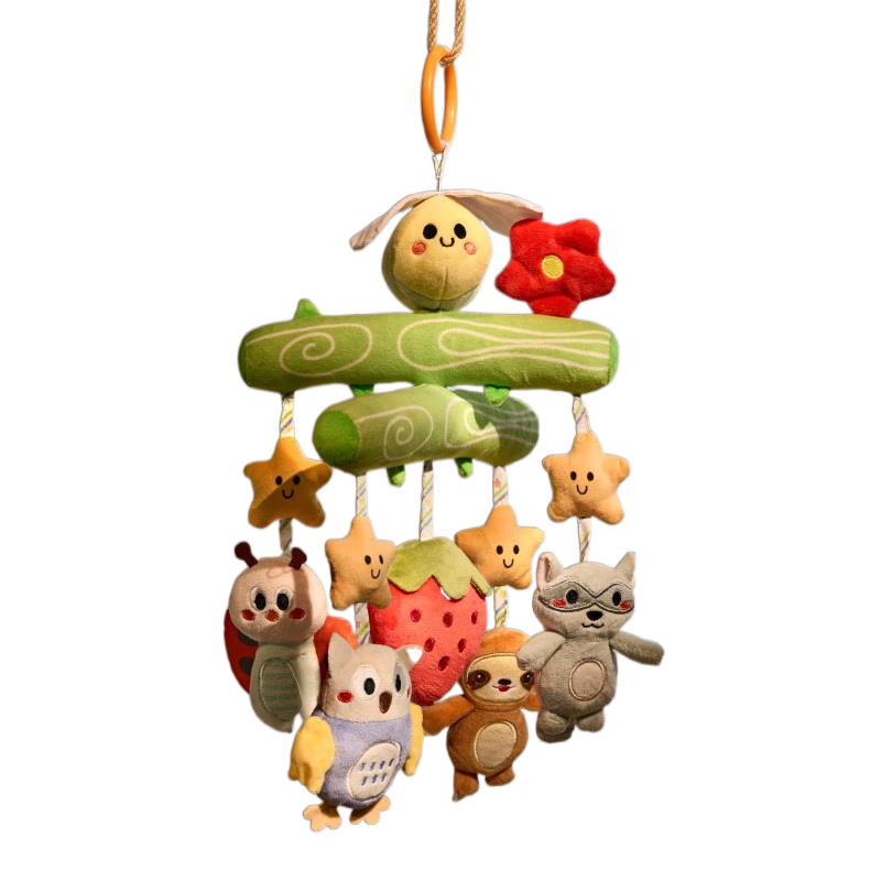 Tumama Kids嬰兒推車(chē)玩具掛件寶寶床頭懸掛式床鈴車(chē)載安撫搖鈴 小蜜蜂豐富掛件-多維感知