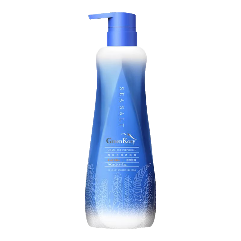 綠色溪谷除螨沐浴露海鹽男女士控油祛痘清爽去角質(zhì)止癢持久留香氛液700ml