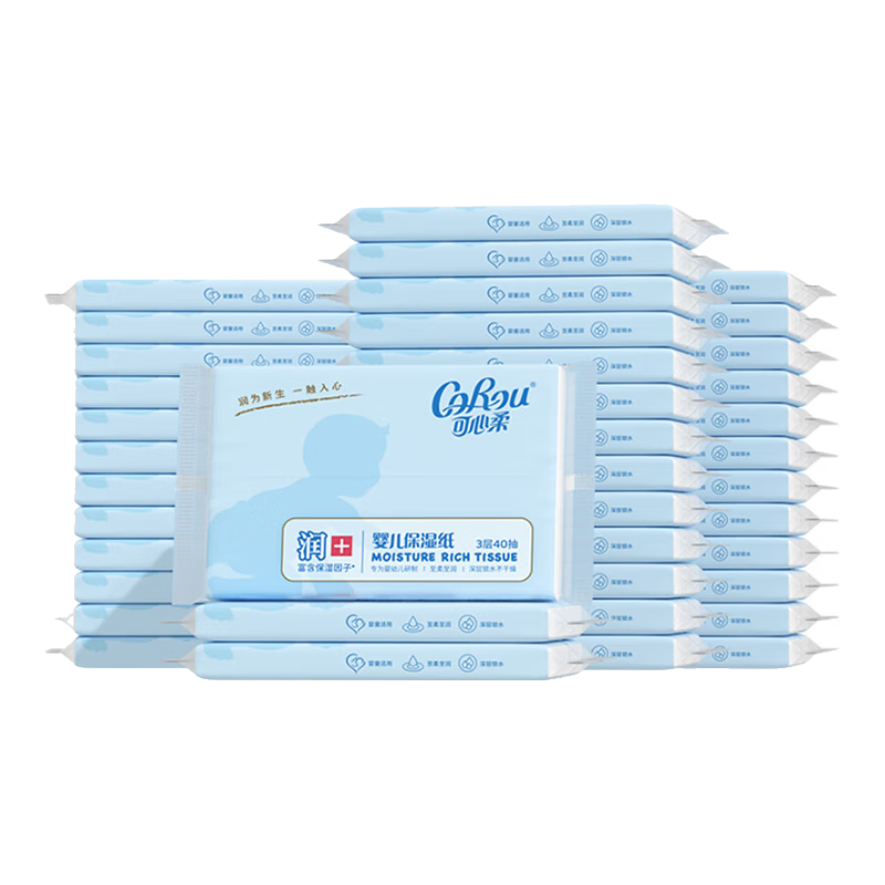 �����ᣨCOROU��Ӥ�������3��40��*40����˪ֽ 100%ԭ��ľ�� ��ֽ���� 1.1Ԫ/���� 44.9Ԫ(����ȯ)