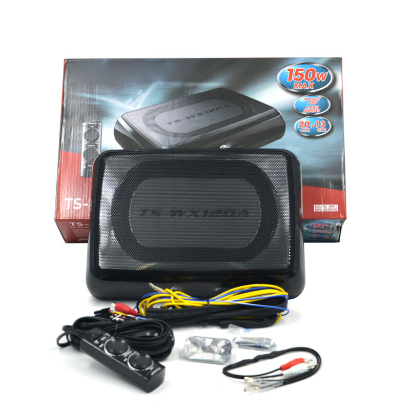 先鋒代理120超薄重低音有源汽車低音炮汽車音響喇叭車載低音炮 20