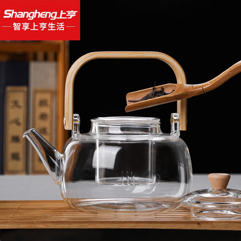 上亨（shangheng）多功能电陶炉煮茶器智能家用小型茶炉煮茶壶烧水壶新款煎药壶 单壶无底座 0L