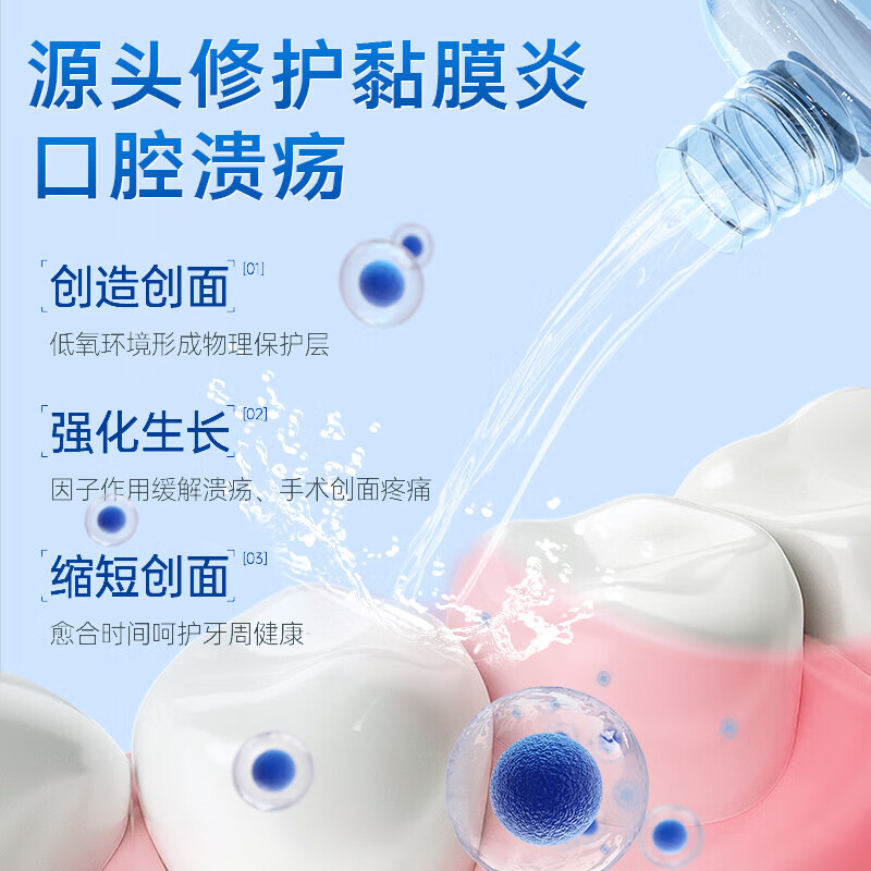 内廷上用北京同仁堂医用漱口水消肿止痛牙龈出血去口臭幽门螺旋 1瓶见效装(消肿止痛)