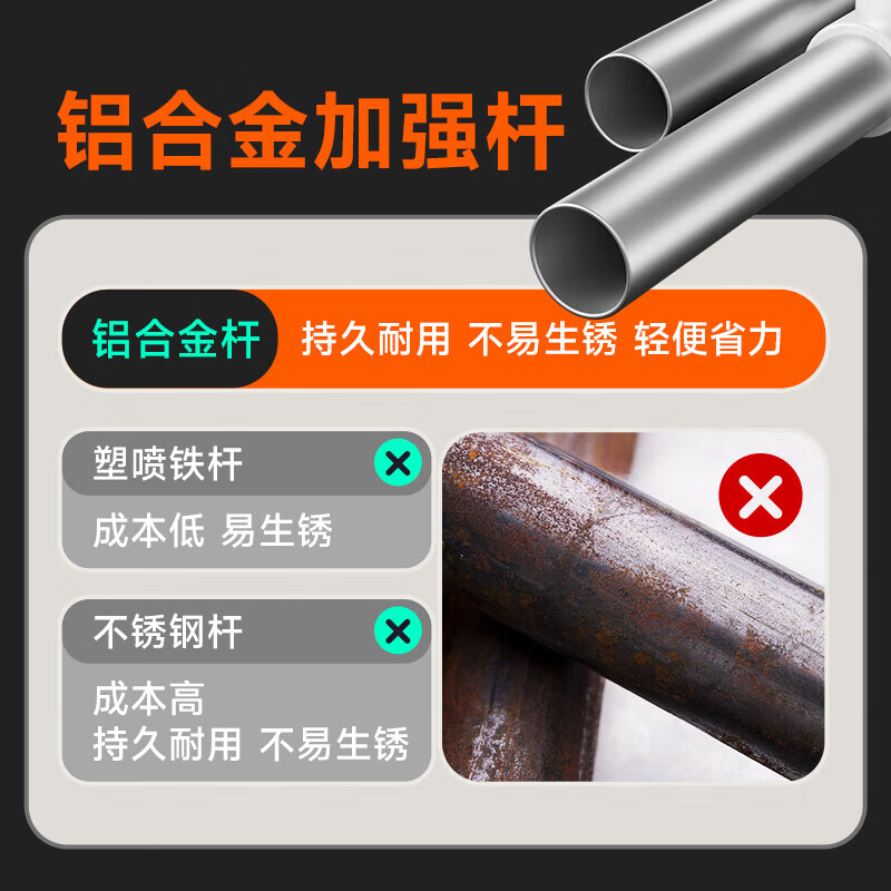 佳帮手扫把簸箕套装旋转扫地扫帚两件套磁吸双梳齿家用笤帚畚箕 【免邮】【双梳齿】磁吸扫把套装+卡座 1个