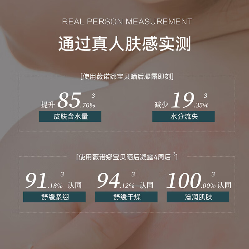 薇诺娜宝贝晒后舒缓凝露宝宝儿童专研晒后啫喱质地一抹化水舒缓晒后泛红不适 【改善晒后泛红】舒缓凝露50g