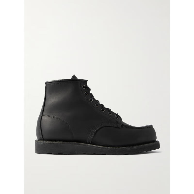 Red Wing 轻奢 男士 8074 经典款莫卡辛皮质靴子 Black 20 | 8 UK