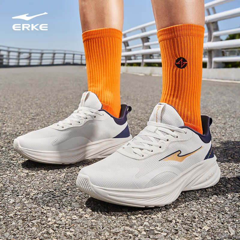 鸿星尔克运动鞋子秋冬季跑鞋男鞋密网减震凌空防滑耐磨跑步鞋 51125303263