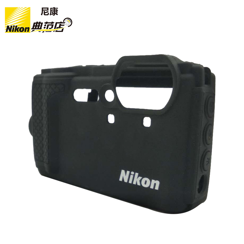 尼康（Nikon） 便携三防潜水数码照相机W300s 原装硅胶相机保护套/相机包CF-CP3 硅胶保护套绿色 标配