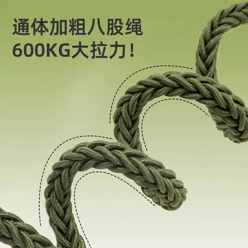 PETALONG八股绳项圈式狗狗牵引绳中大型犬狗链子金毛遛狗绳防爆冲拴狗p链 军绿色（绳长1.5米） XL码（双排扣，适合50-100斤）
