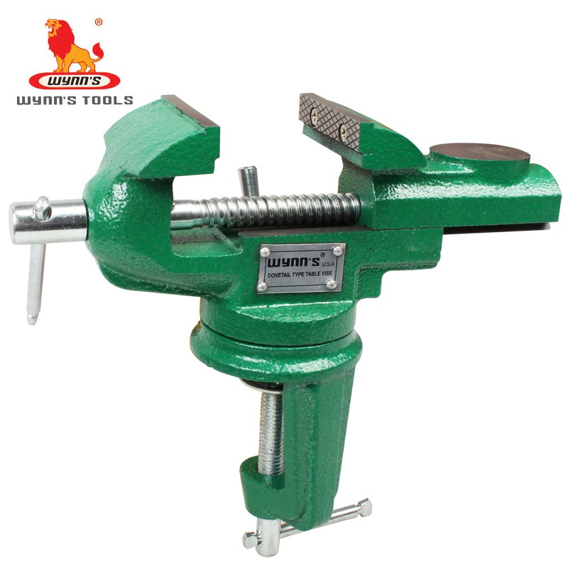 威力狮工具 工业级台虎钳万能变形桌虎钳家用小型台钳 50mm(w2488)