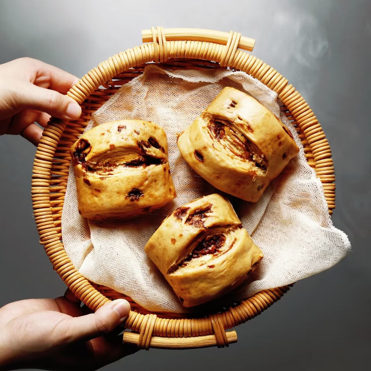 舒汇（SHUHUI）手撕红糖馒头儿童学生营养早餐半成品包子速冻面点加热即食  510g 3包*510g(6只装) 手撕红糖馒头510g