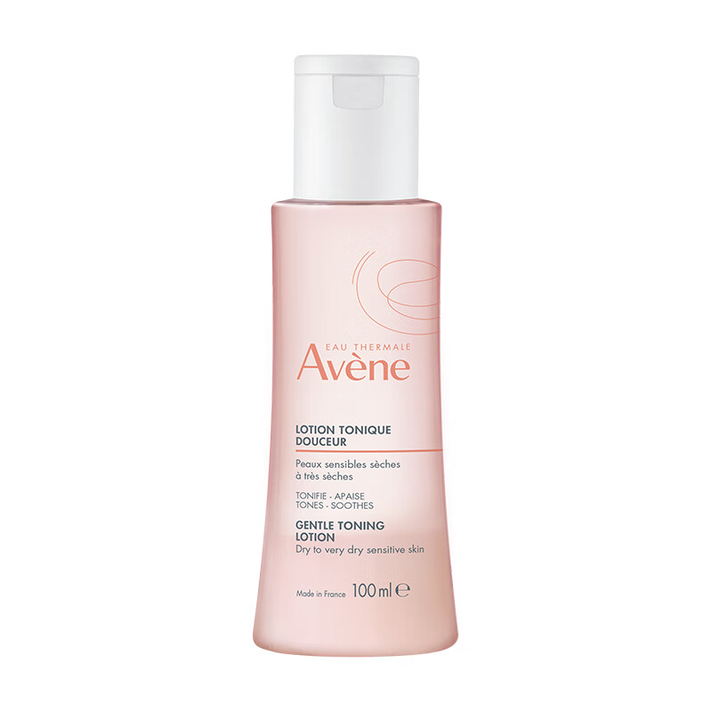 雅漾（Avene）舒潤調(diào)理柔膚水100ML 溫和補(bǔ)水保濕舒緩護(hù)膚爽膚水粉水效期至26.2