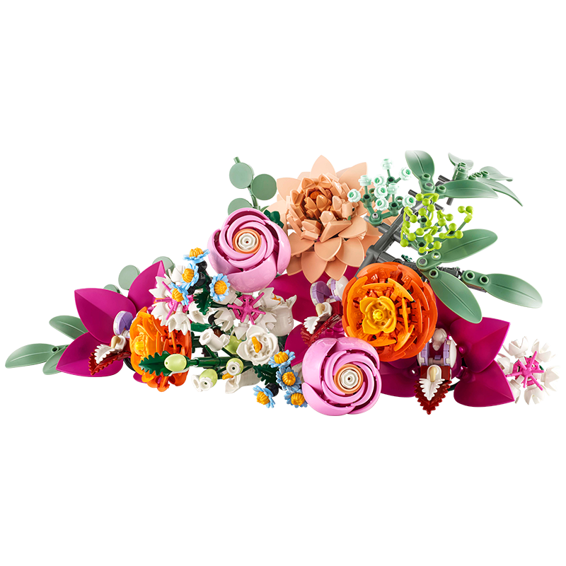 乐高（LEGO）【五月天阿信同款】积木10342 粉黛花束男孩女孩玩具生日礼物