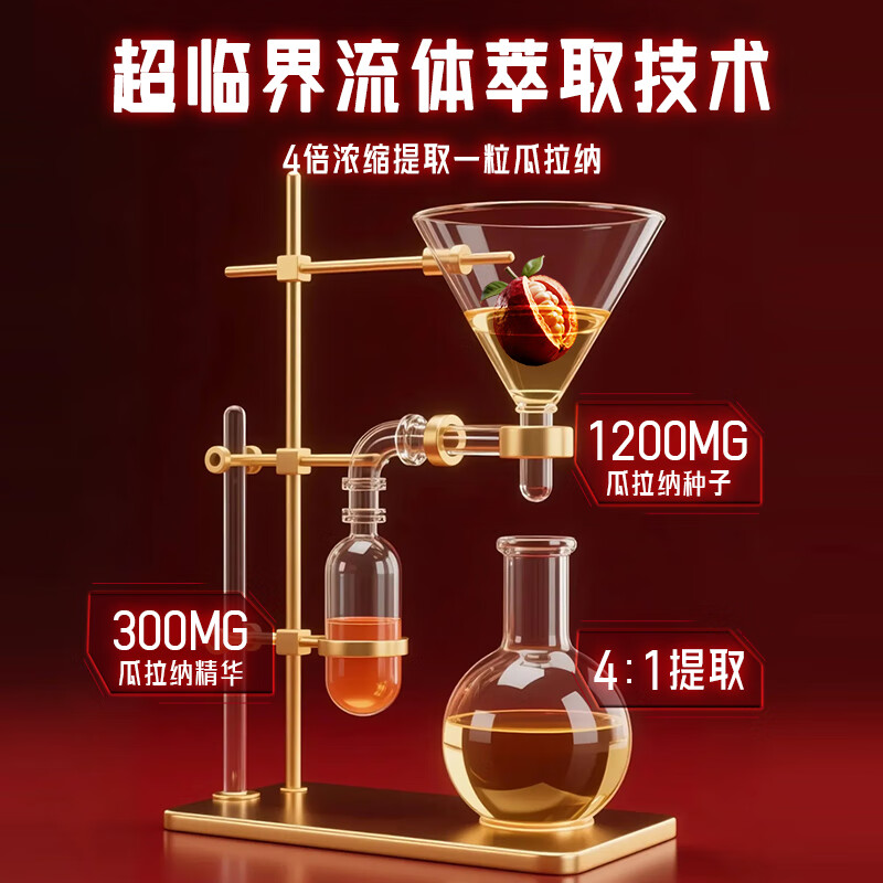 fair&pure芬蓓尔瓜拿纳促睾酮素 男增肌提升雄性激素早泄龟头敏感提振精力 90片1瓶装