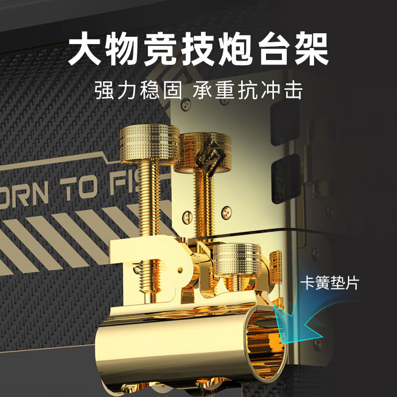 合立2900Plus六面防刮钓箱碳纹盖超轻硬高坐姿稳架大物竿不锈钢钓箱 30L 至尊版【镜面银色-双炮台6件套】带侧挂 【黑】赛纹机甲-加厚碳纹盖