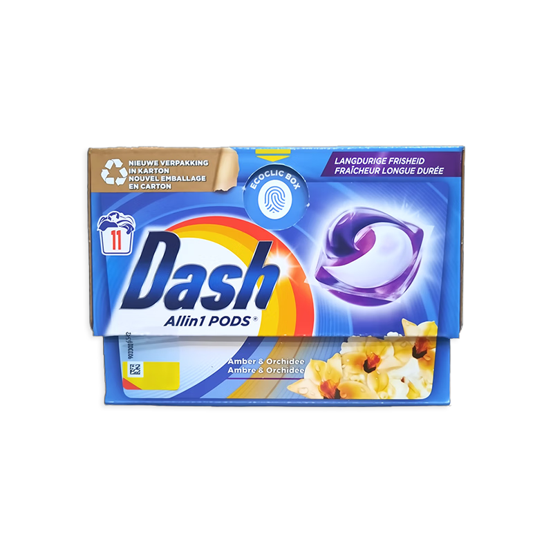 DASH宝洁洗衣凝珠留香三合一持久留香强力去污洗衣液球琥珀兰花11颗